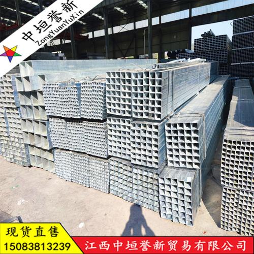 55成交0千克江西赣州q235热镀锌方管镀锌圆管防锈防腐蚀工厂用管厂家